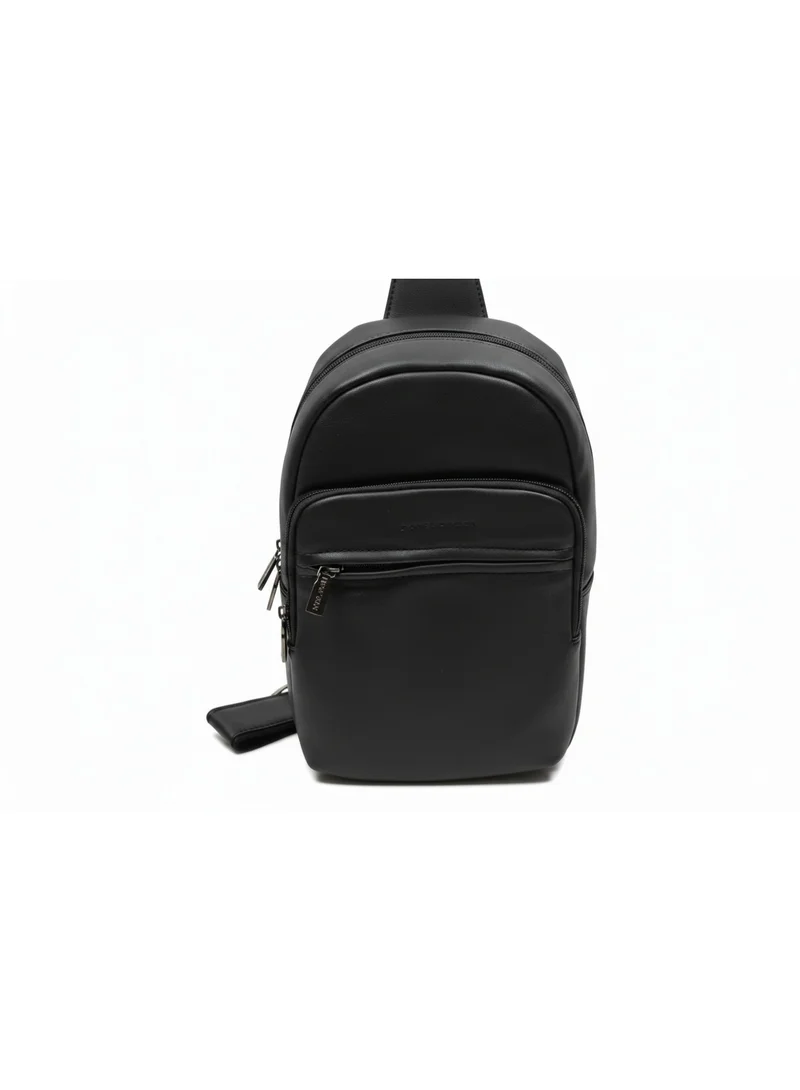David Jones David Jones Mens Backpack Stylish and Durable Everyday Carry | Color Black(694406)
